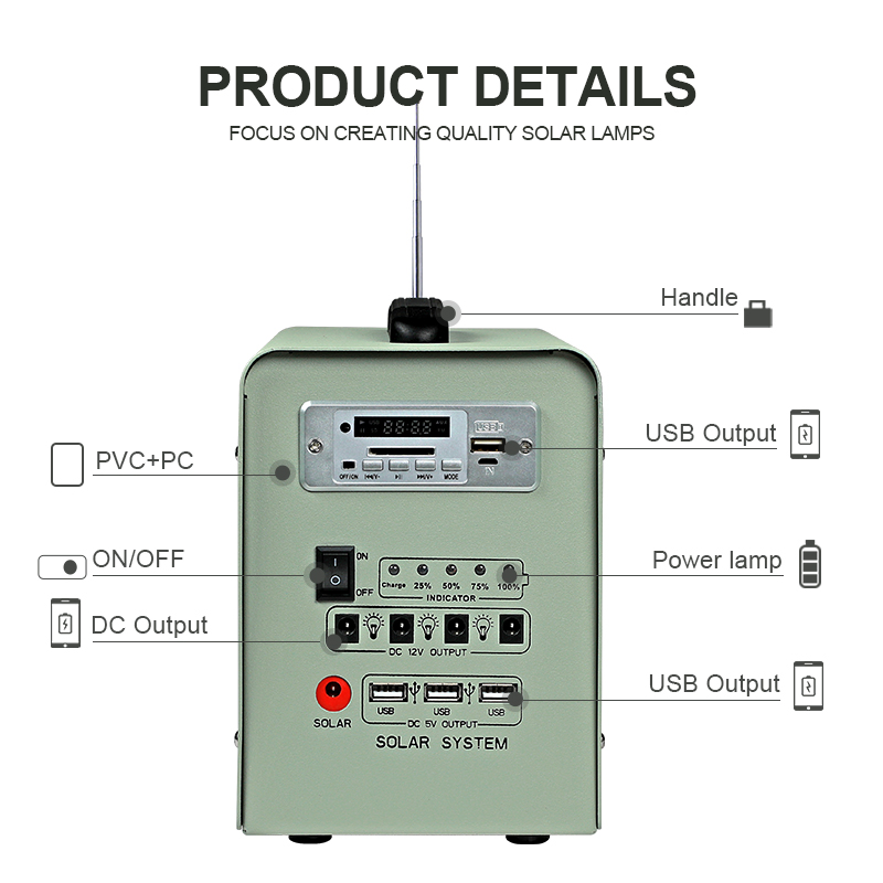 Alltop Solar Power System: 30W, 40W, 50W Hybrid Inverter
