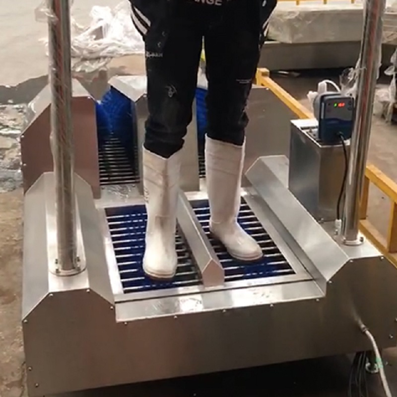 Durable Industrial Boot Washing Equipment for Meat Processing Plant Safety