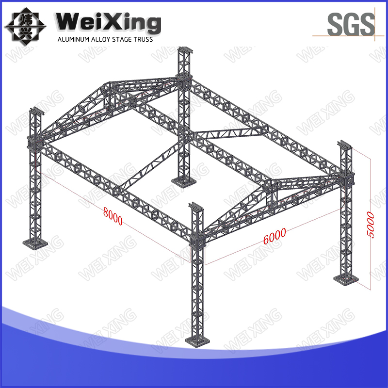 Premium Lightweight Aluminum Event Stage with Easy Access Steps