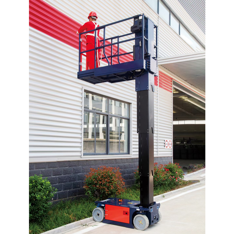 Mini Small Single Person Electric Mobile Scissor Man Lift Table Self-Propelled Hydraulic Lifting Platform Equipment for Aerial Work