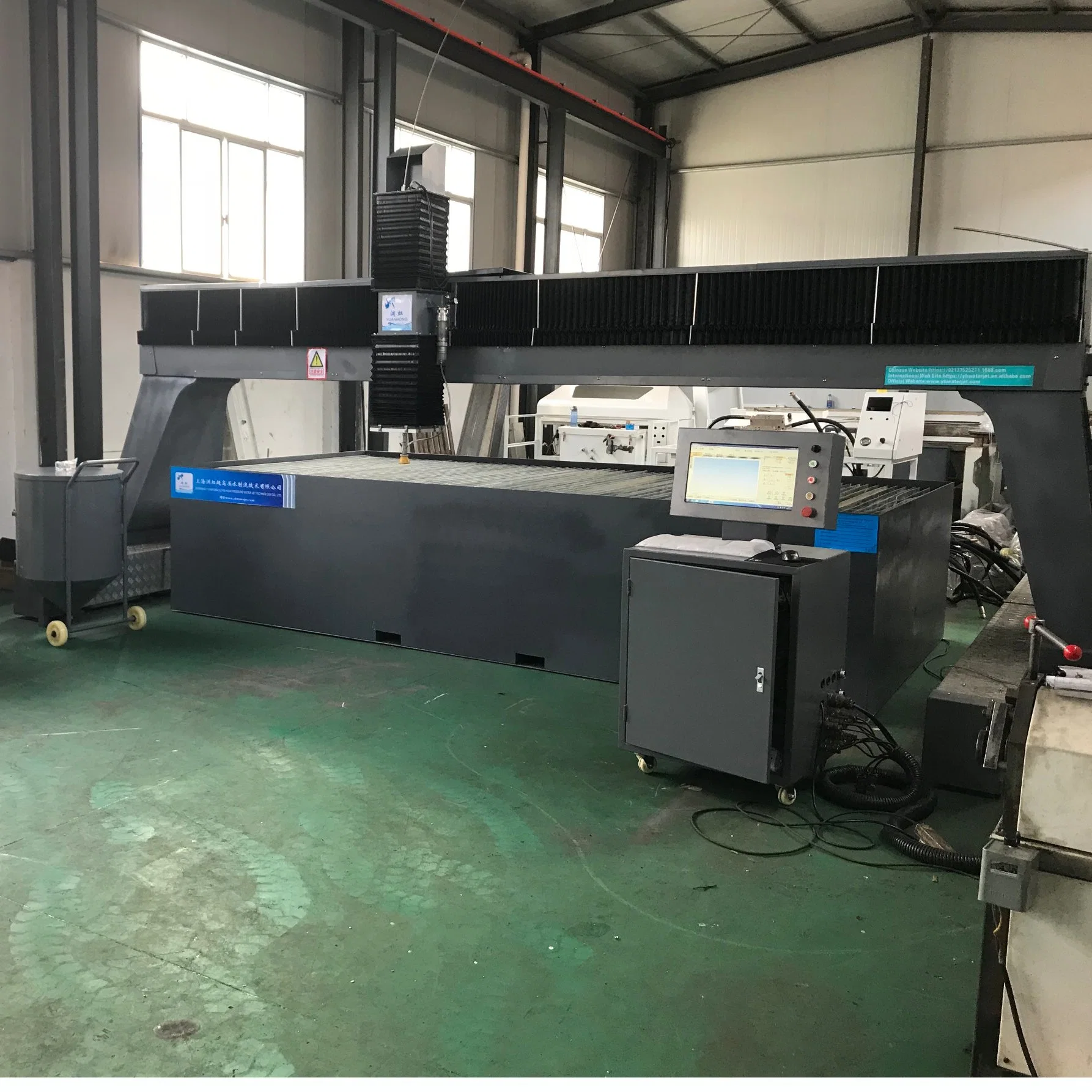 CNC Water Jet Cutting Machine for Marble and Steel Cutting