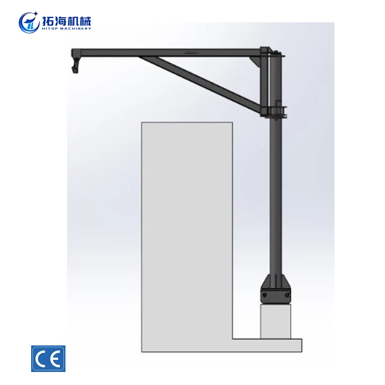 Davit Bmu Building Maintenance System for Glass Cleaning and Facade Maintenance