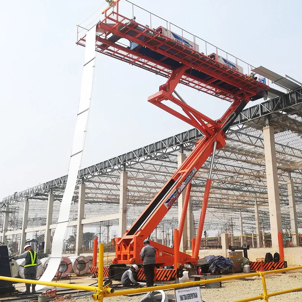 Industrial Truck-Mounted Hydraulic Lifting Equipment with Liquid Crystal Level