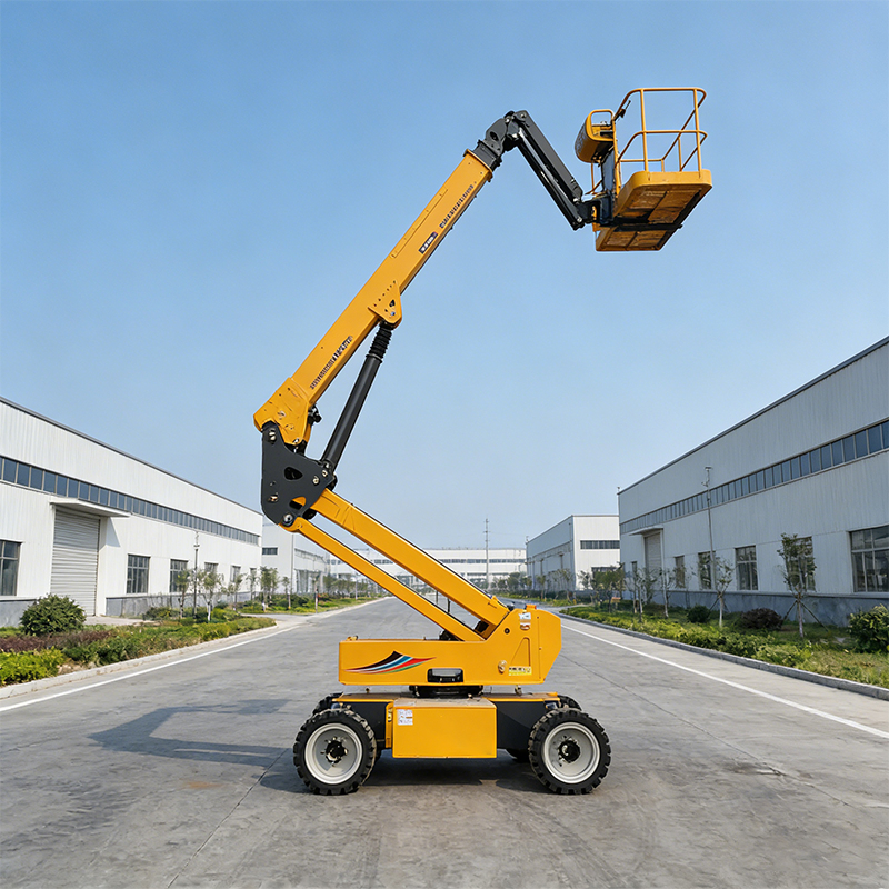 12m Self-Propelled Aerial Work Platform for Efficient Warehouse Maintenance
