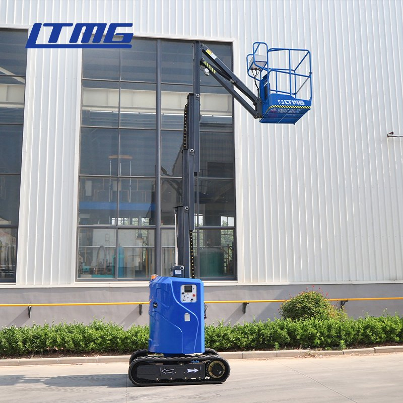 Work Platform Crawler Track Boom Lift Crawler Vertical Mast Lift for Warehouse Maintenance Work