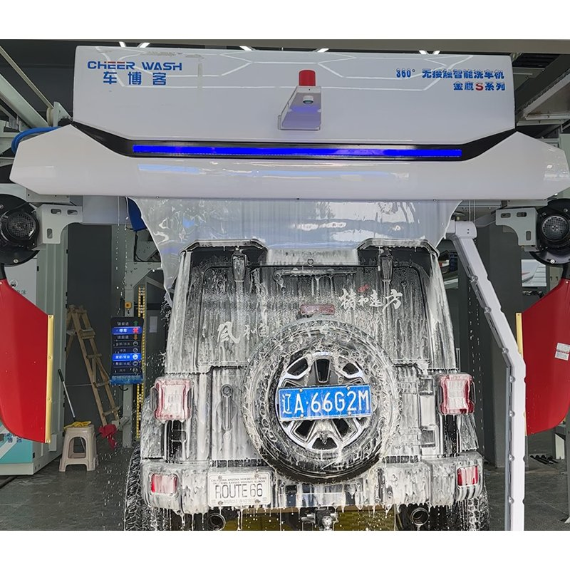 Labor-Free Ai-Powered Car Wash System High-Speed Foam Wash Machine