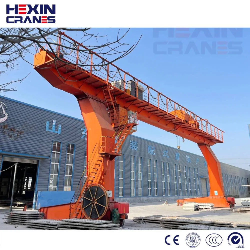 Fabricado En China Price Compact Mini L Type Single Girder Gantry Crane Portal Crane for Construction Site and Lifting Tasks 5/10/15/20/25/30t