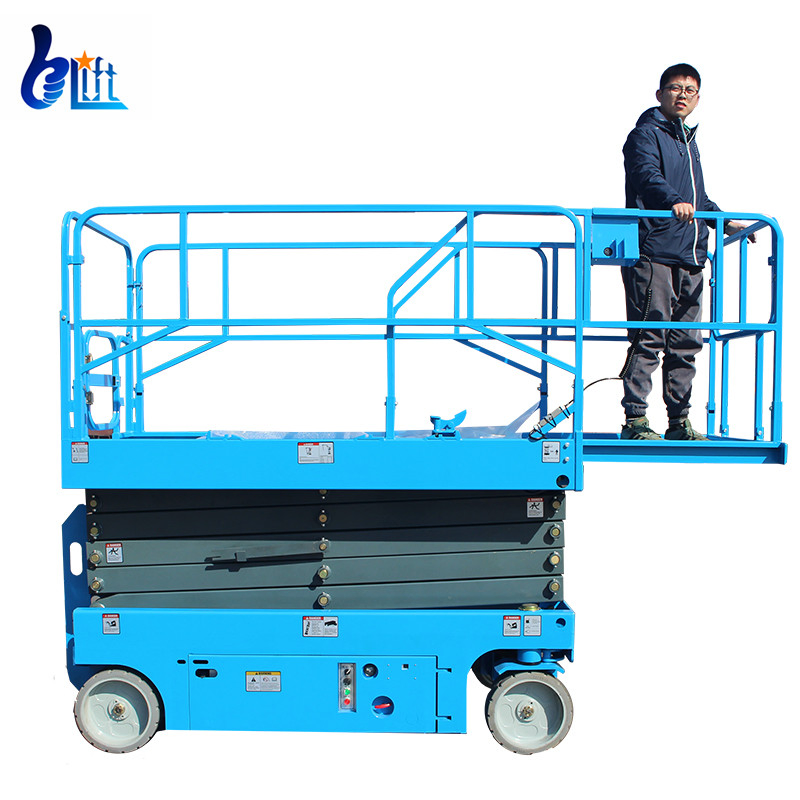 Custom Hydraulic Self Propelled Height Extend Size 0.9m Mobile Cargo Lifting Equipment