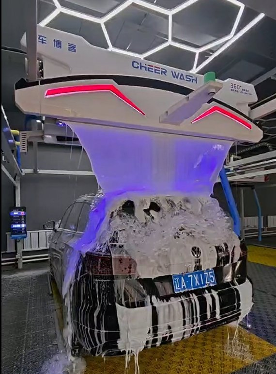 Labor-Free Compact Size Touch-Free Car Cleaning Machine Automatic Vehicle Wash System