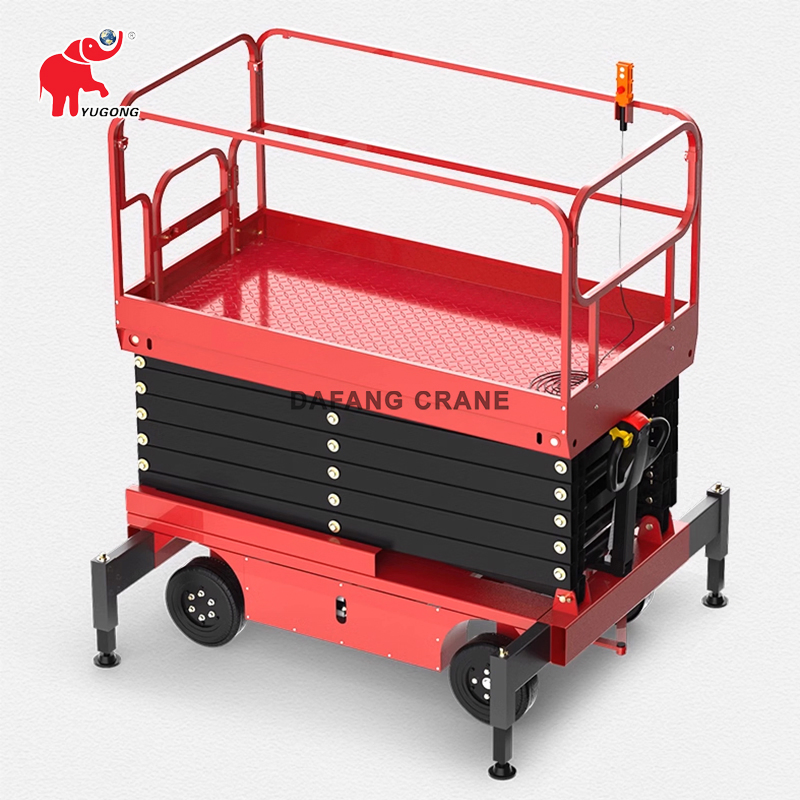 Foremost Rated 8 10 12 Meter Platform Height Self-Propelled Design Heavy Duty Industrial Use Warehouse Maintenance Equipment Mobile Scissor Lift Platform