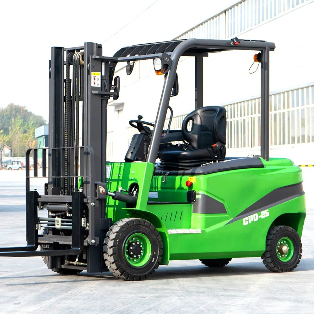 New Style All Terrain Electric Forklift 1t 1.5t 2t 2.5t 3ton Lifting Height 3m-6m Four Wheel Drive Pallet Truck Warehouse Construction Site