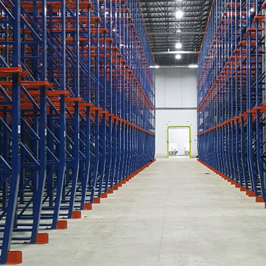 Premium Drive-in Pallet Racking System with Fast Access to Position Fifo Storage