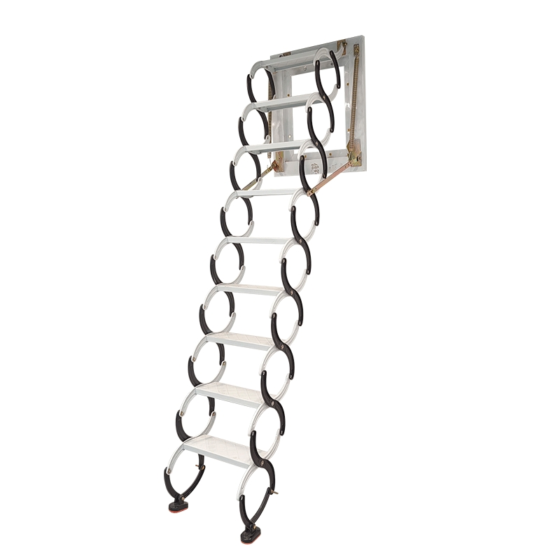 Outdoor Steel Wall Mounted Retractable Ladder System