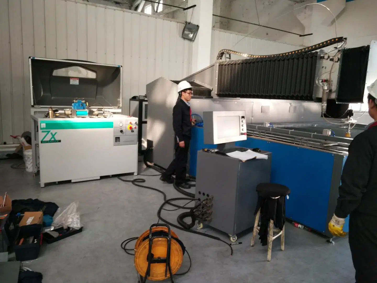 CNC Water Jet Cutting Machine for Marble and Steel Cutting