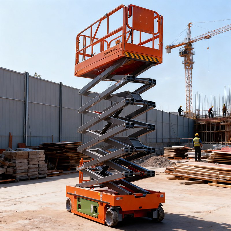 Electric Scissor Lift: Robust Mobile Aerial Work Platform Solution