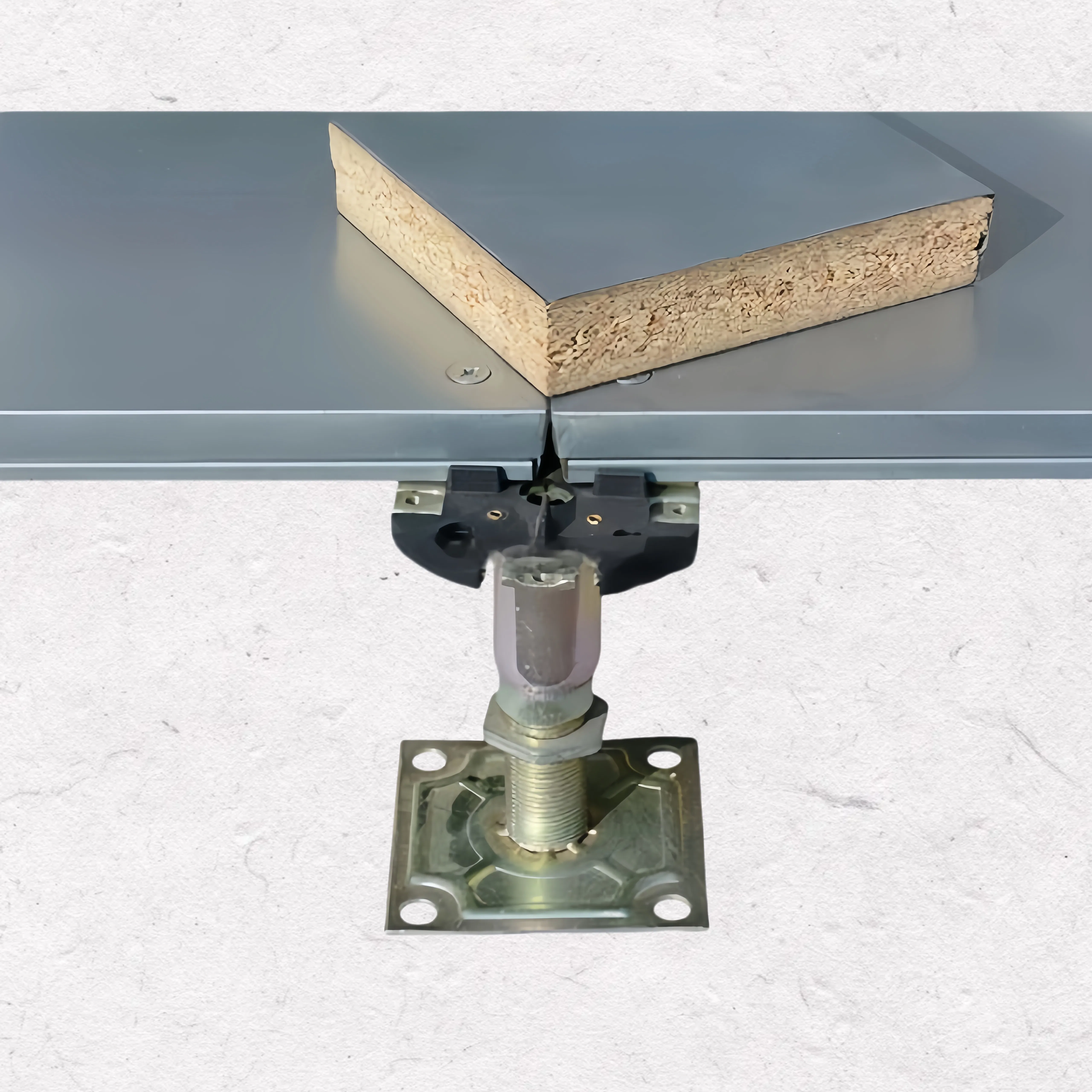 Lingding HDF Raised Floor System Ideal for High-Density Office Spaces