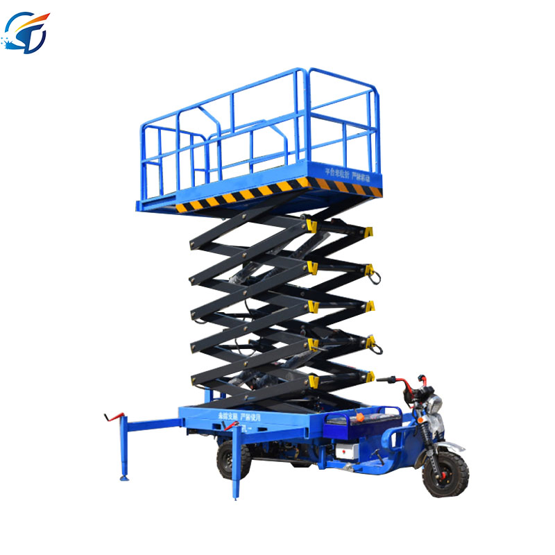 Electric Hydraulic Lifting Platform, Scissor Lift Maintenance Operation Aerial Work Platform