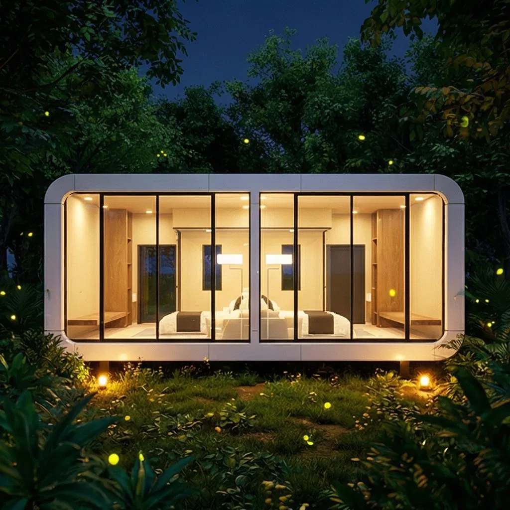 Zx-02 Tiny Luxury Eco-Friendly Prefab Container Prefabricated Modular Expandable Capsule Smart Home Portable Mobile Residential Home