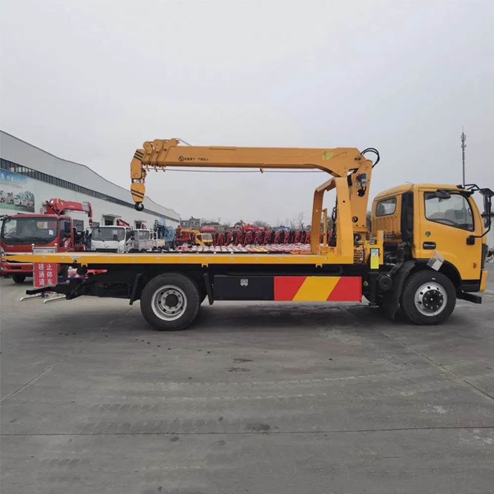 for Sale 3.2 Ton Telescopic Stiff Boom Truck Mounted Crane for Construction Site Lifting Equipment