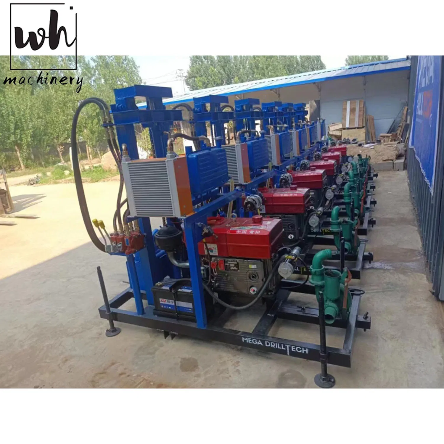 High-Performance 50m Hydraulic Drilling Machine for Water Access