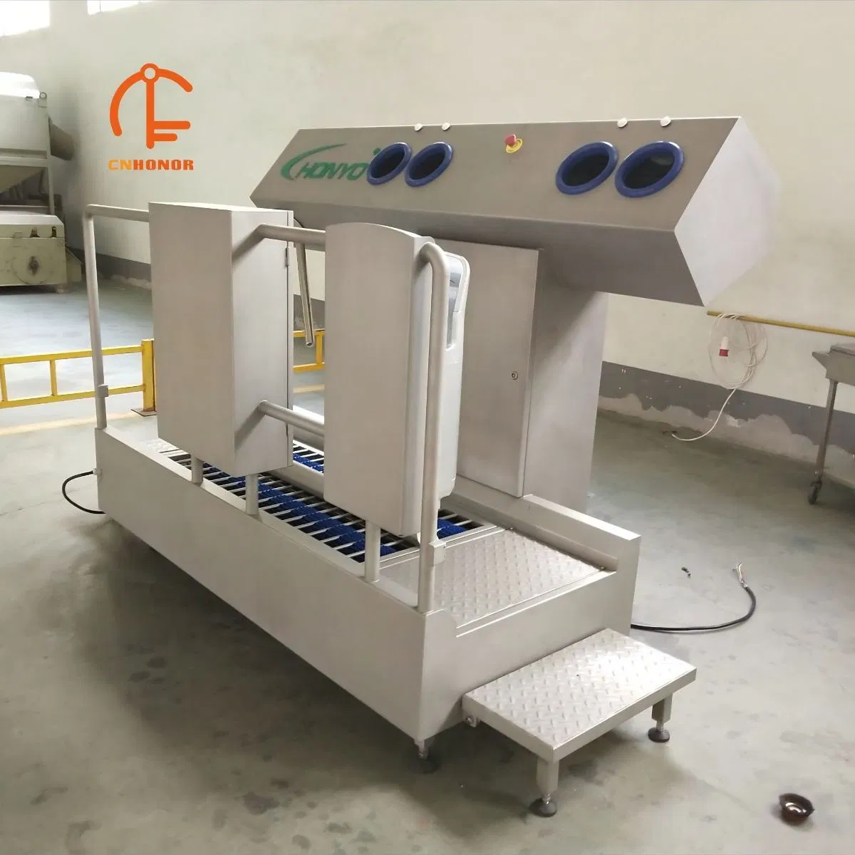 Durable Industrial Boot Washing Equipment for Meat Processing Plant Safety