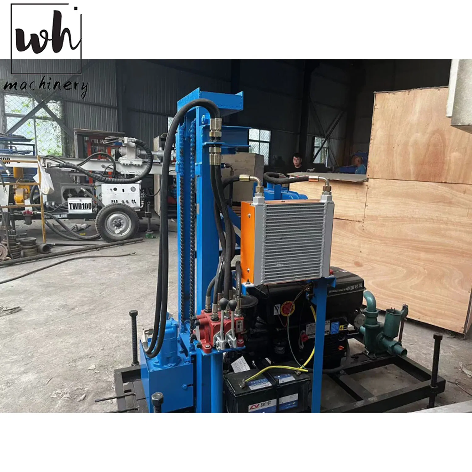 High-Performance 50m Hydraulic Drilling Machine for Water Access