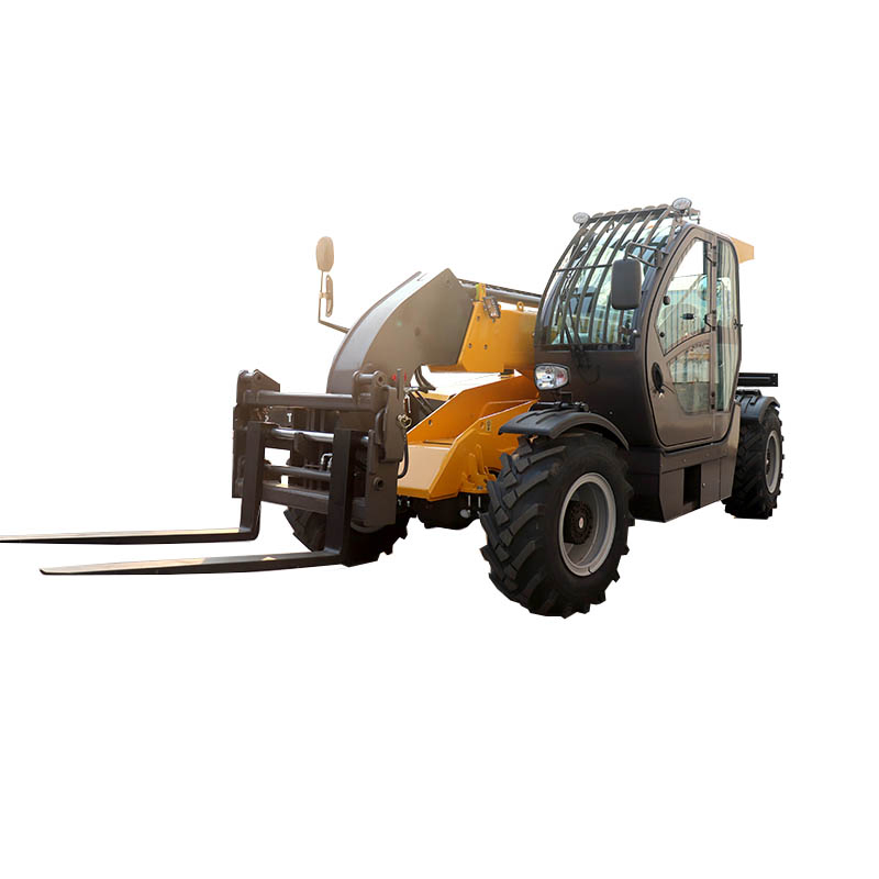 The Construction Site Has a Load Capacity of 3.5 Tons and a Lifting of 7 Meters off-Road Diesel Multi-Functional Telehandler Forklift