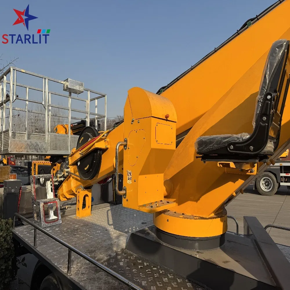 Operator-Friendly Telescopic Boom Truck Mobile Elevating Work Platform for Warehouse Maintenance