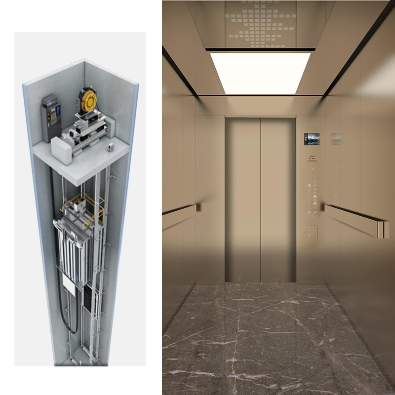 Hospital Stretcher Lift Vvvf Controller 1000kgpassengers Medical Bed Elevator