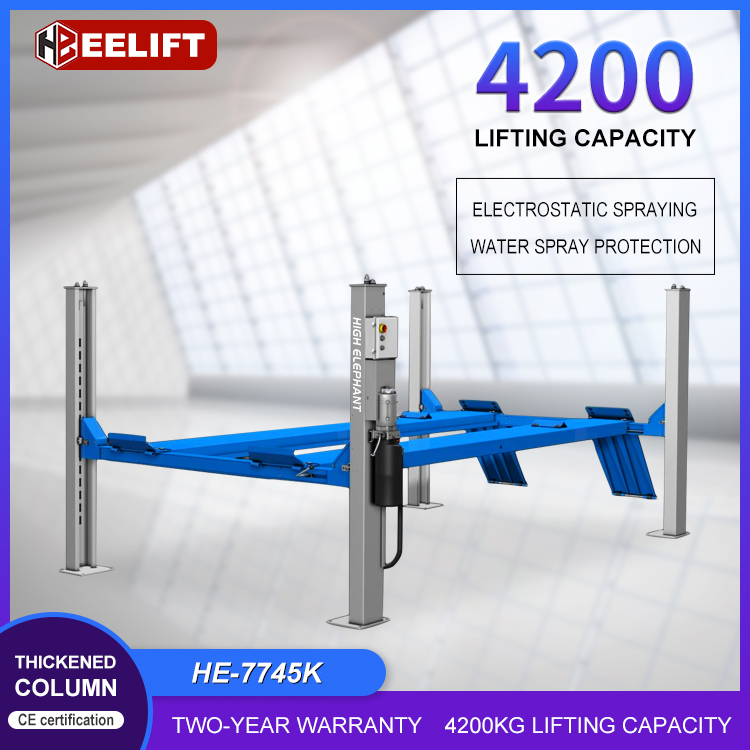 Automobile Vehicle Elevator 4 Post Auto Hoist Car Elevator with CE Certification