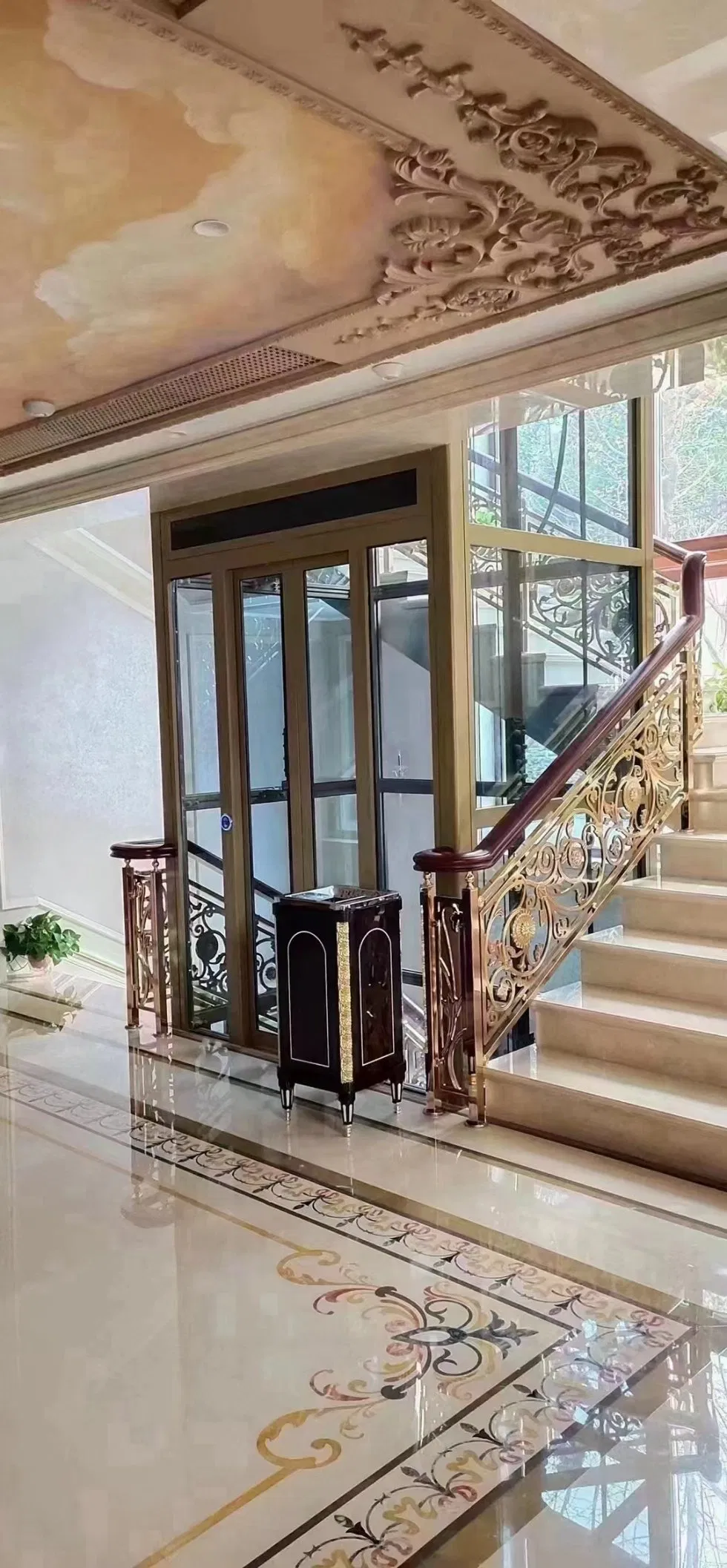 Home Traction Passenger Building Lift Modern Elevator Residential Stretcher Customized Home Lift Industrial Elevator