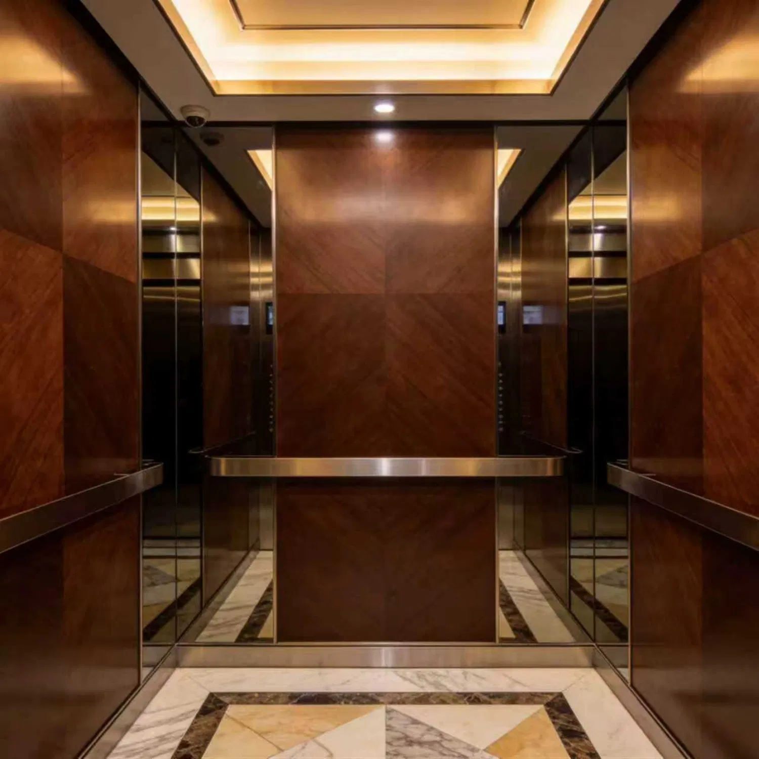 Gearless Traction Passenger Elevator with Advanced Microprocessor Control System for Precise Leveling