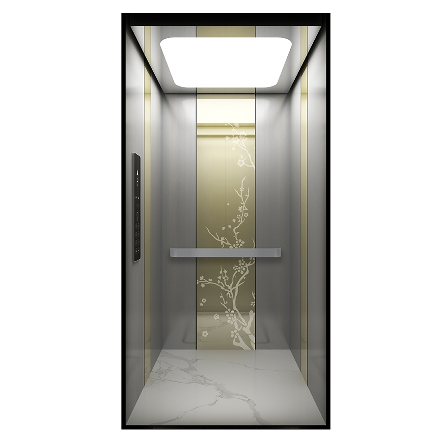1m² Ultra-Compact Home Loft Elevator for Small Hoistway - Machine Room-Less (MRL) Design