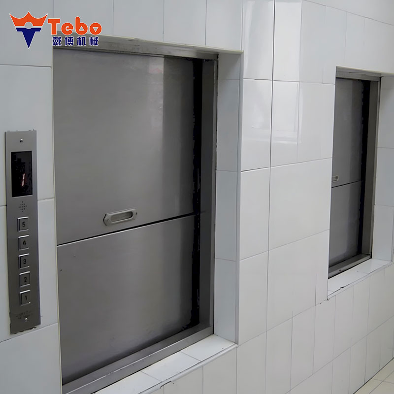 Automatic Home Dumbwaiter Lift Kitchen Goods Elevator with Stainless Steel Cabin