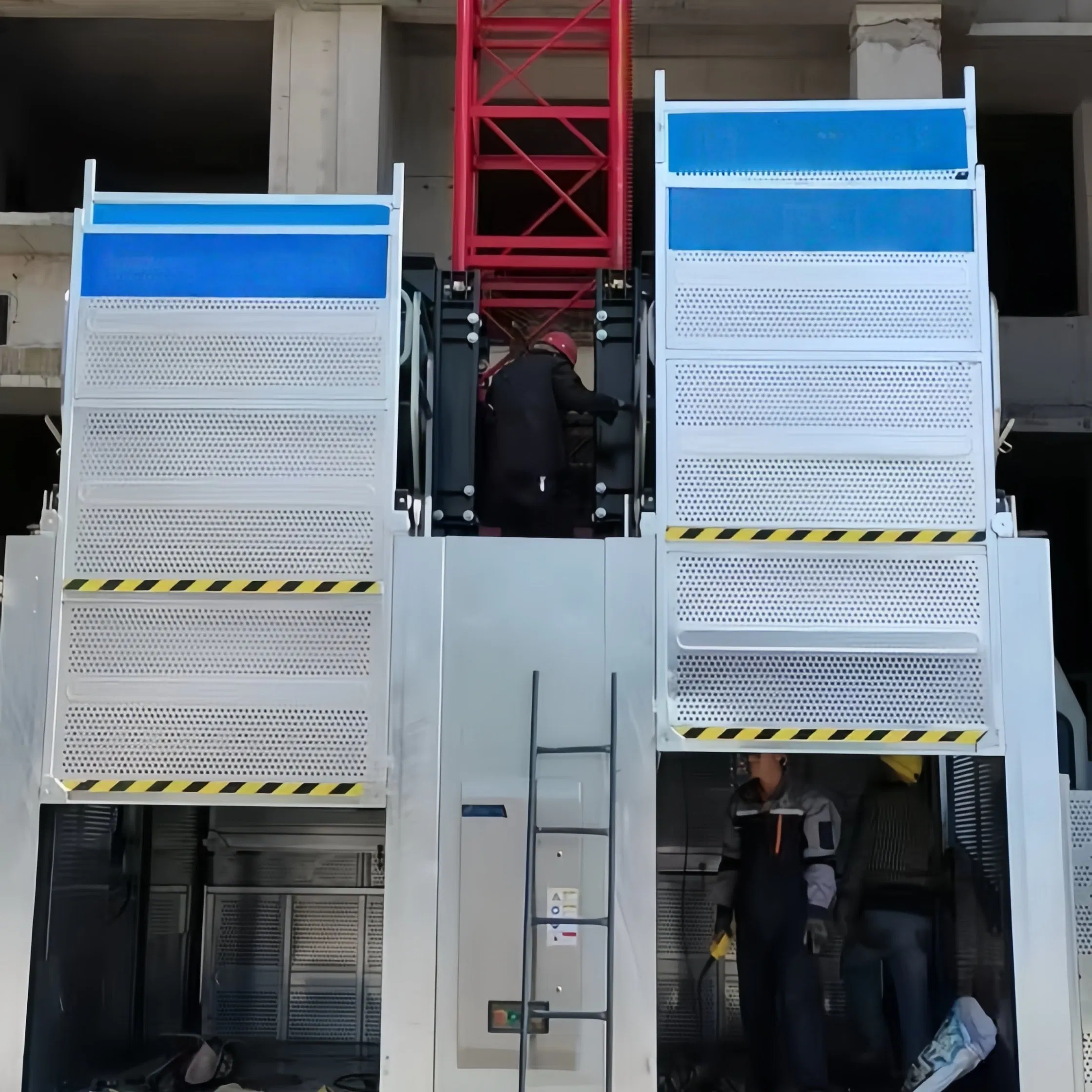 Hoist Construction Elevator Outdoor Cargo Lift Construction Equipment Temporary Construction Machine Hoist Elevador for Sale