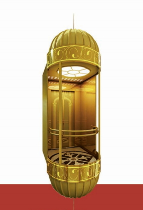 Machine Room-Less Panoramic Passenger Elevator