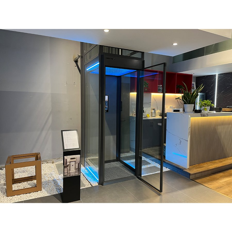 Mini Home Platform Stair Lift 1-2 Person Home Villa Passenger Elevator Lift 450kg