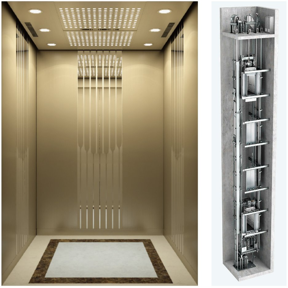 2-8 Floors Passenger Home Elevators