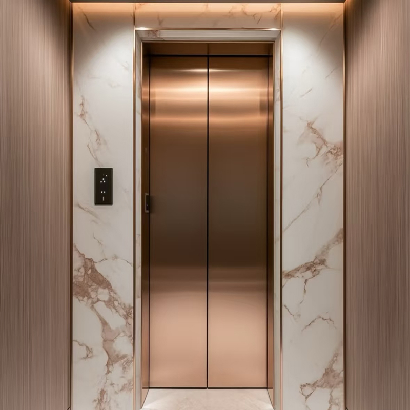 The 3-Floor Indoor Traction Elevator Features Ultra-Quiet Operation and Superior Safety Performance.