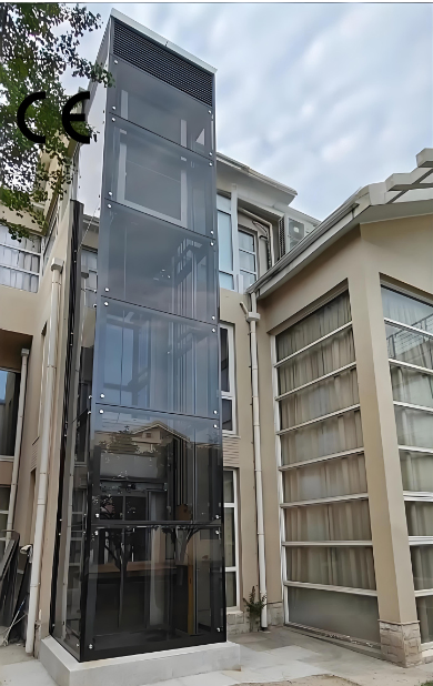 Cm Service Hydraulic Drive Residential Elevator Outdoor Home Elevator