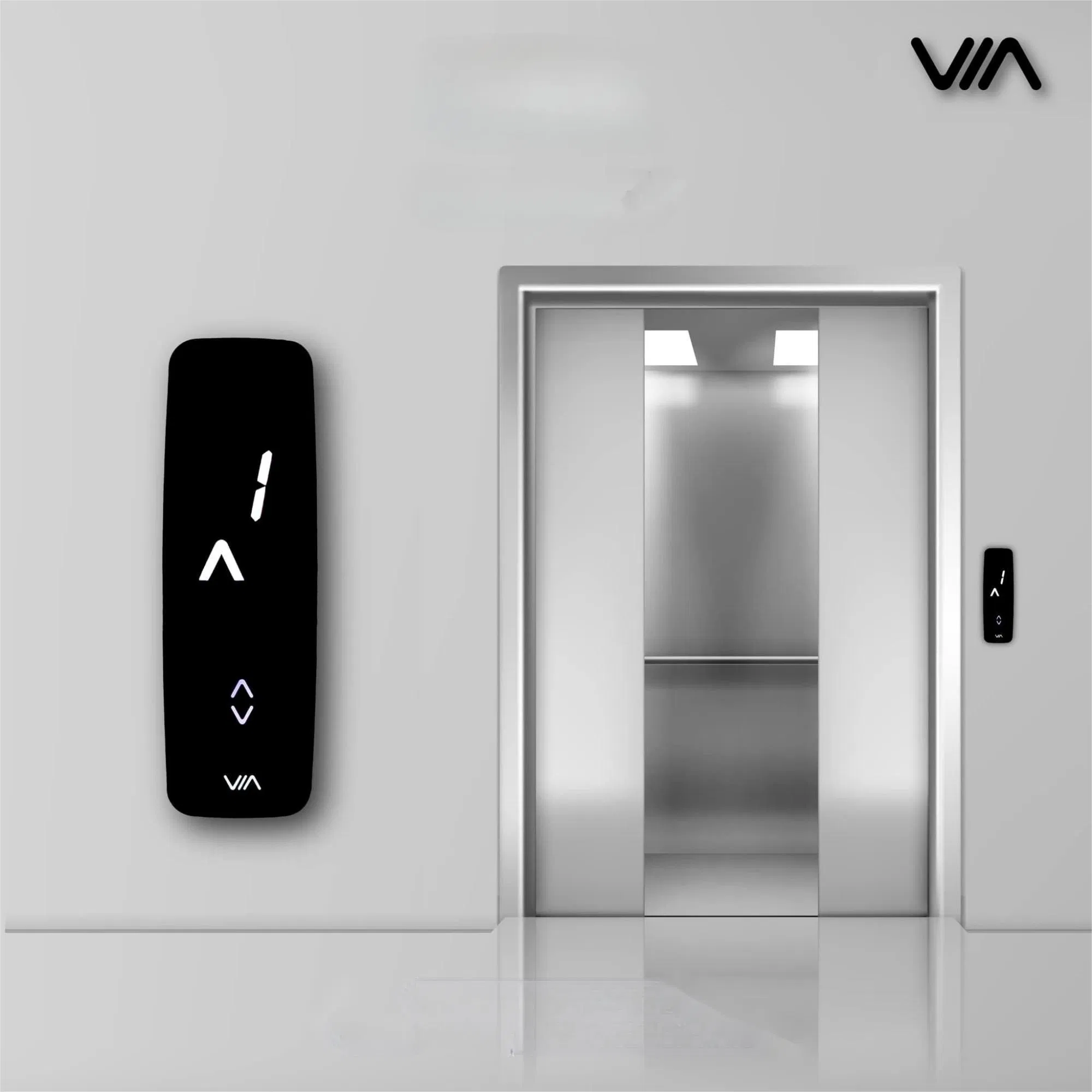 Vvvf 6 Luxury Passenger Lift 320kg Transformation Traction Passenger Elevator