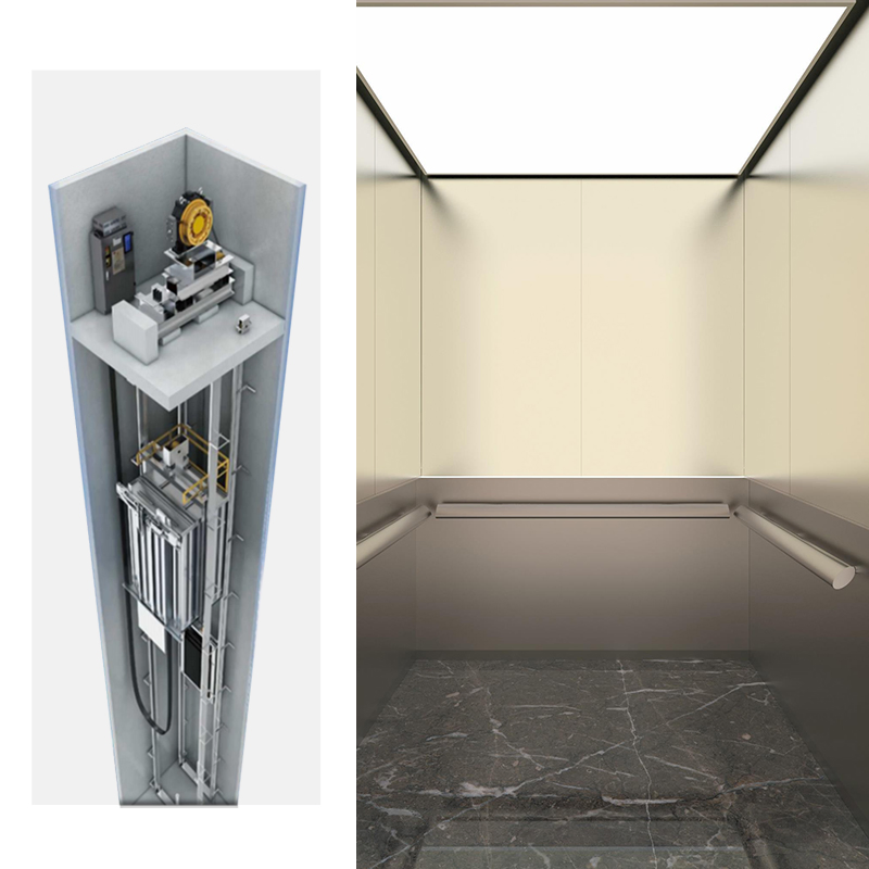 Hospital Stretcher Lift Vvvf Controller 1000kgpassengers Medical Bed Elevator