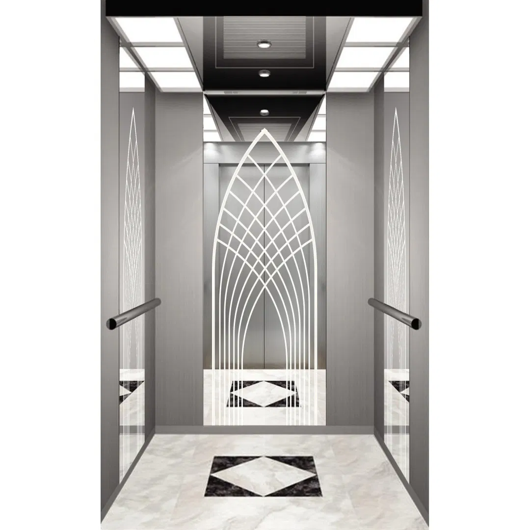 FUJI China Commercial Outdoor Lift FUJI Traction Residential 8 Person Passenger Elevator