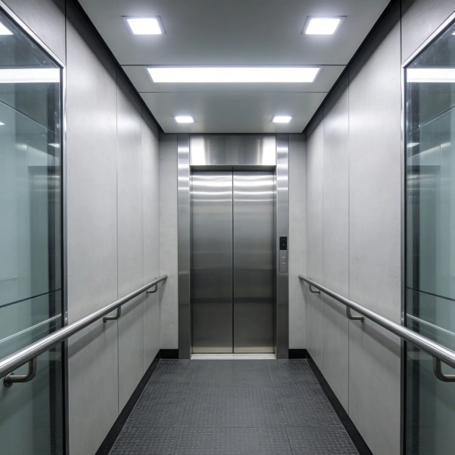 Hospital Service Elevator Includes Separate Ventilation System and Durable Walls