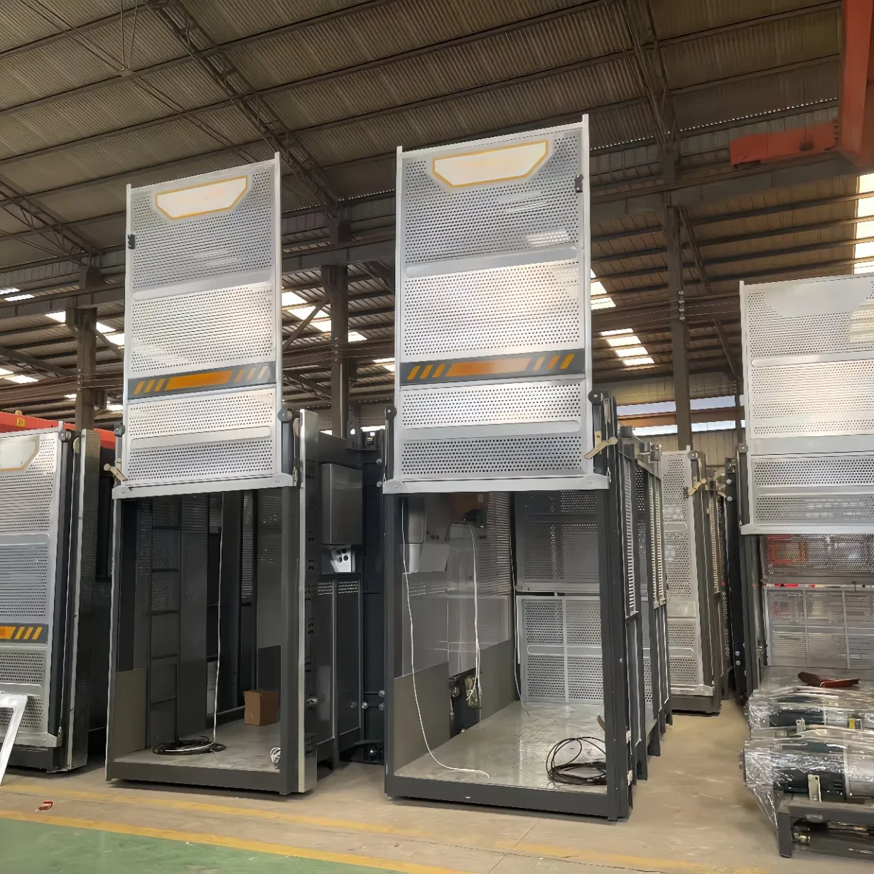 Hoist Construction Elevator Outdoor Cargo Lift Construction Equipment Temporary Construction Machine Hoist Elevador for Sale