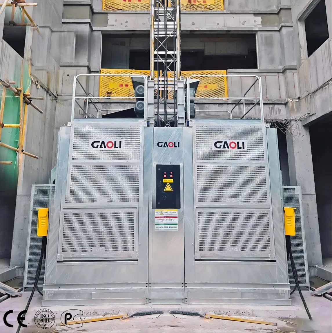Gaoli Ce Approved Construction Elevator Sc100/100