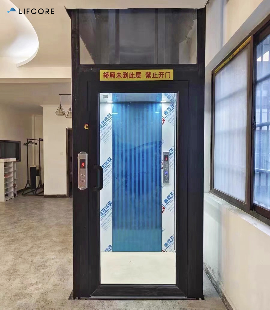 Small Outdoor Indoor Home Elevator Personal Hydraulic Residential Lift for Home