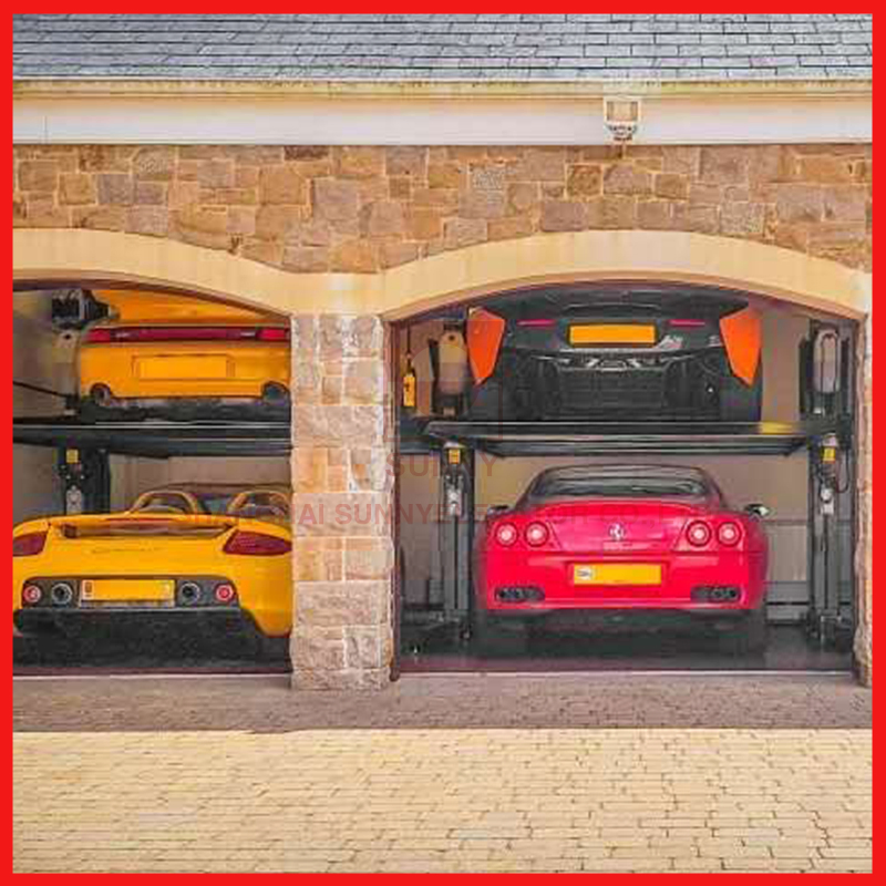 2727kg Automobile Elevator with Holes Hydraulic Drive System