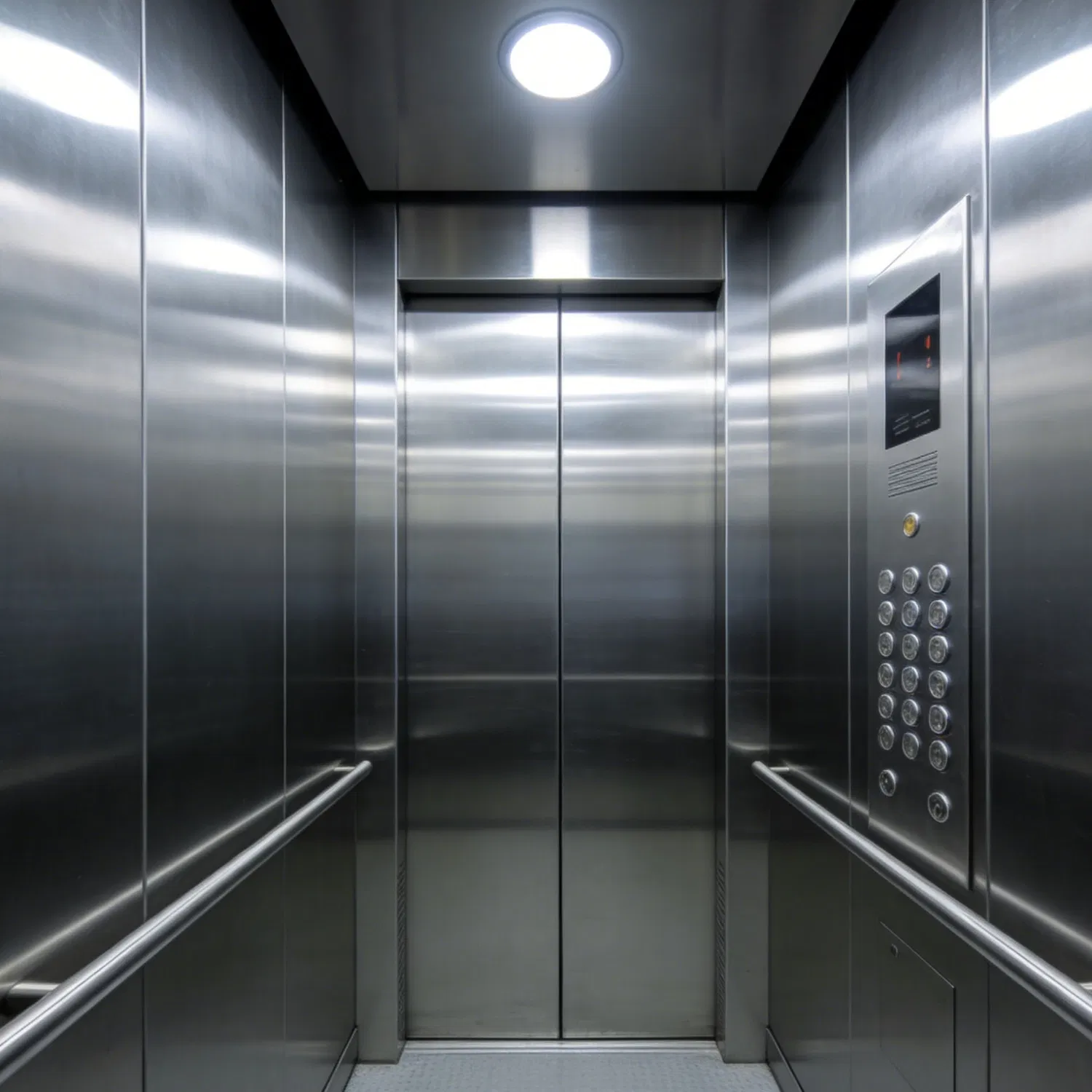 Hospital Service Elevator Includes Separate Ventilation System and Durable Walls