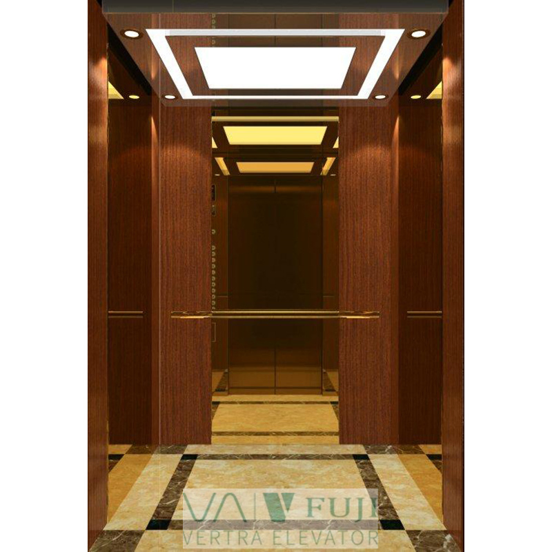 Ascensor Traction Home Elevators 90 Degree Doors Lift Wooden Residential Elevator Price